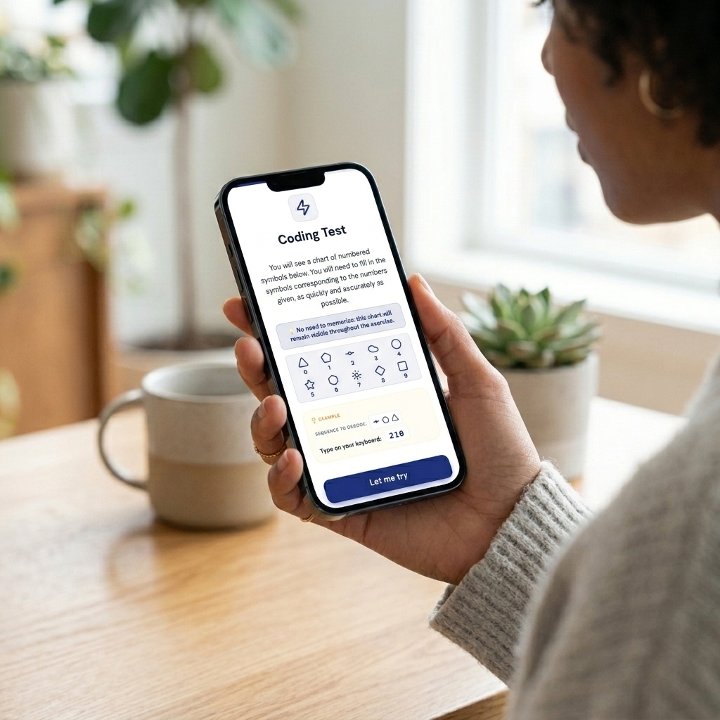 DocMemo visual results dashboard on smartphone